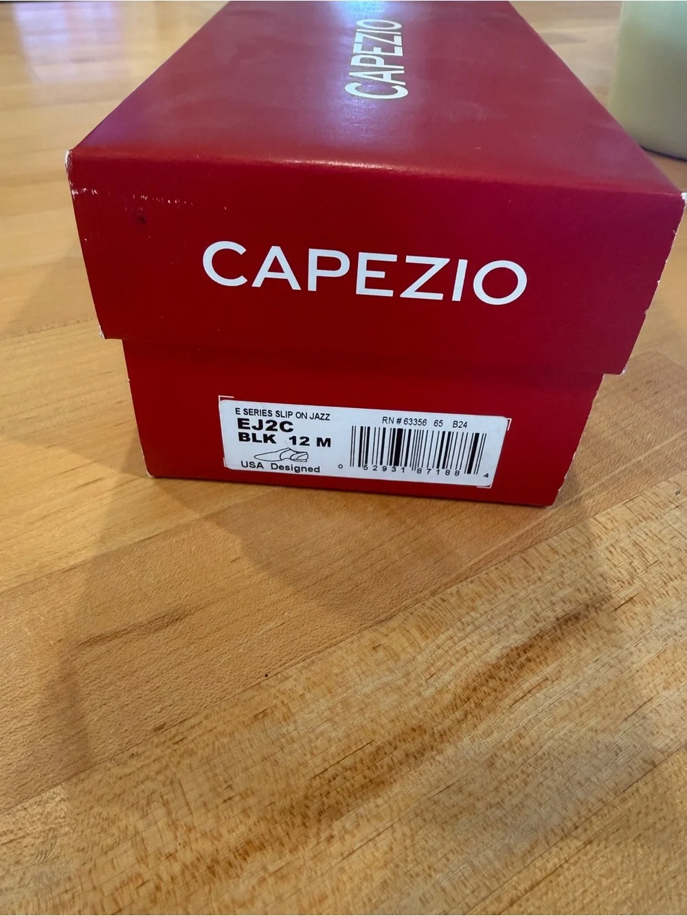 Capezio Kids Black Slip-On Leather Jazz Shoes